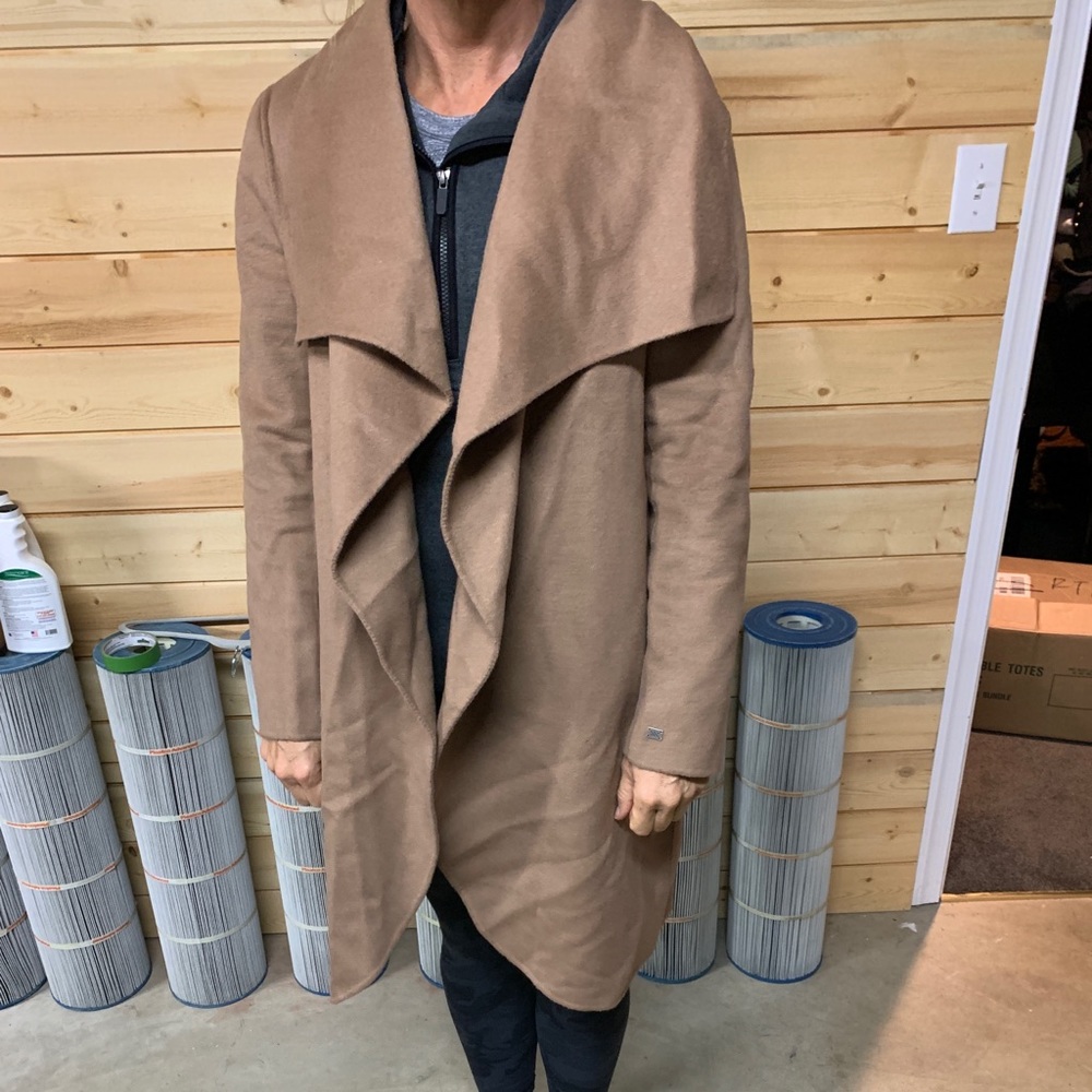 Wool camel coat